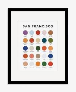 Lunch City Studio San Francisco Color Palette Print 6 Lunch City Studio San Francisco Color Palette Print