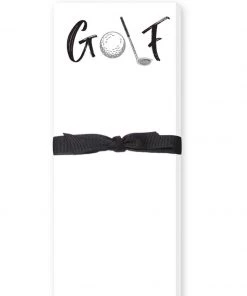 Donovan Designs Home & Gift Skinnie Notepad - Golf