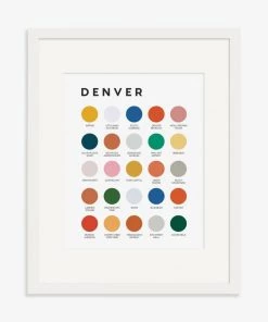Lunch City Studio Denver Color Palette Print