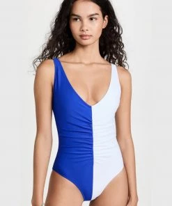 Solid & Striped Clothing The Lucia One Piece - Cobalt Blue