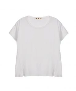 AMO Clothing Twist Tee - White 7 AMO Clothing Twist Tee - White