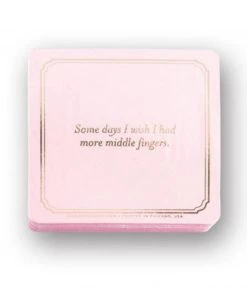 Matchdaddy Accessories More Middle Fingers Coasters