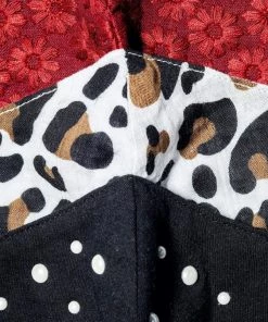 Lele Sadoughi Set Of 3 Garnet Face Masks