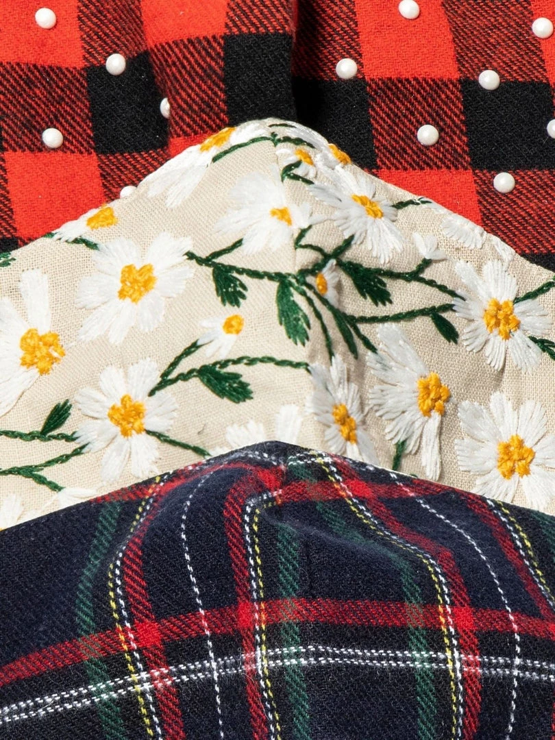 Lele Sadoughi Set Of 3 Aspen Lodge Face Masks 4 Lele Sadoughi Set Of 3 Aspen Lodge Face Masks