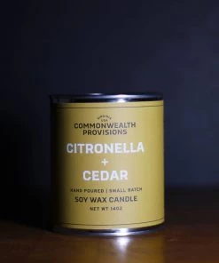 Commonwealth Provisions Citronella Candle - Cedar Home & Gift