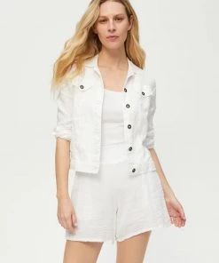 Michael Stars Jean Linen Jacket