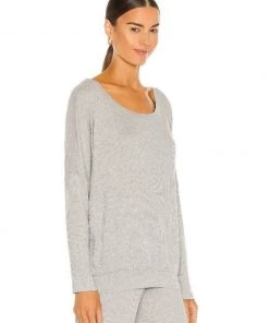 Eberjey Elon Ballet Top - Heather Grey Clothing