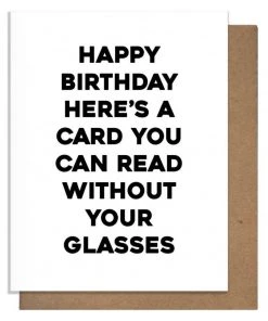 Pretty Alright Goods Home & Gift Glasses Card