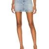 Agolde Liv Mini Skirt 2 Agolde Liv Mini Skirt