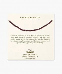 Cast Of Stones Garnet Bracelet