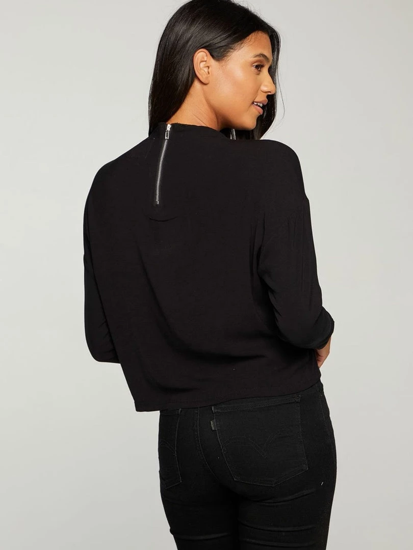 Chaser Heirloom Long Sleeve Batwing Zip Back 4 Chaser Heirloom Long Sleeve Batwing Zip Back