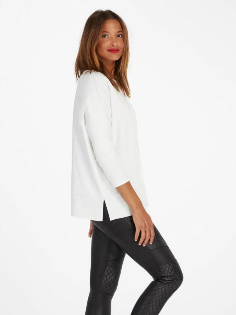 Spanx Perfect Length Top Dolman 3/4 Sleeve - Powder Clothing 3 Spanx Perfect Length Top Dolman 3/4 Sleeve - Powder Clothing