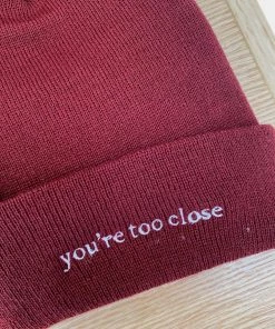 Lovebirds Originals Accessories You're Too Close Beanie - Burgundy