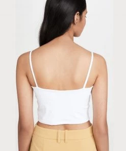Susana Monaco String Crop Tank - Sugar 8 Susana Monaco String Crop Tank - Sugar