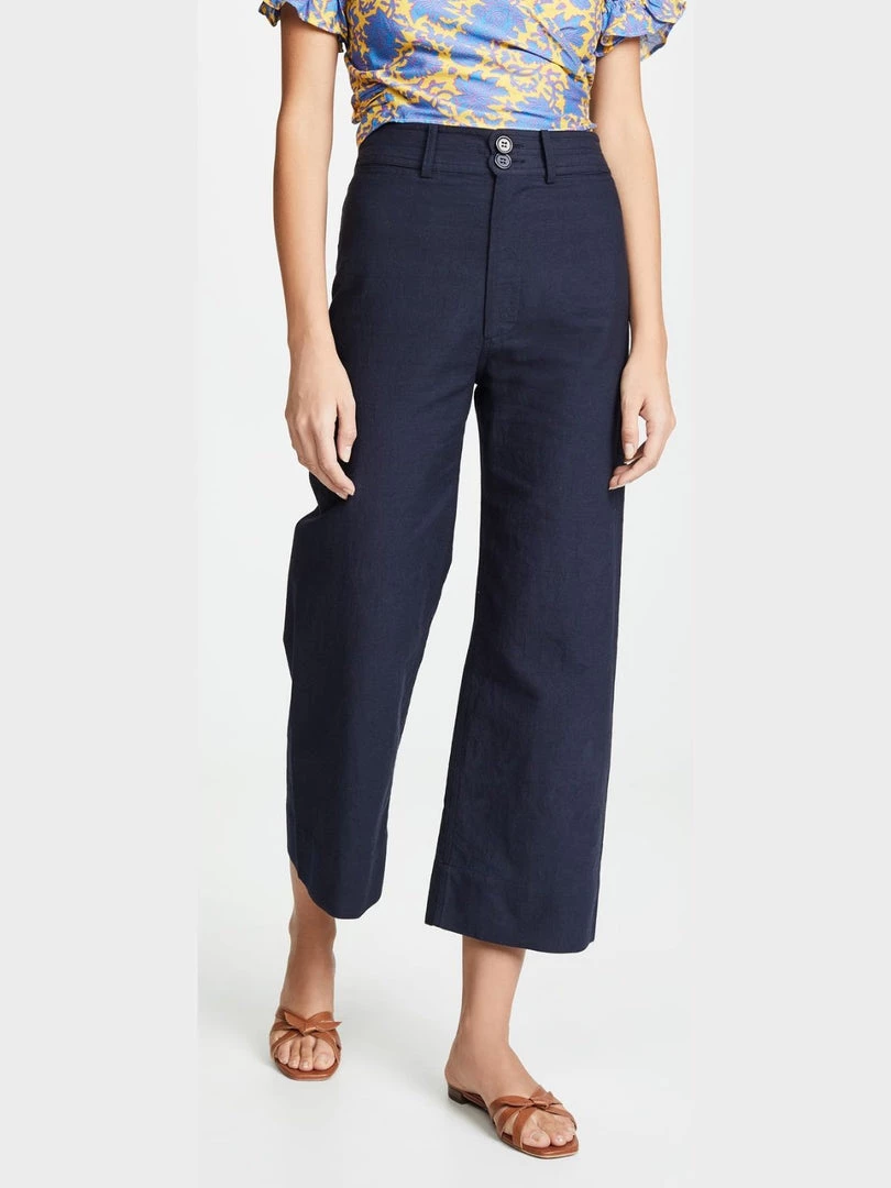 Apiece Apart Clothing Merida Pants - Navy 3 Apiece Apart Clothing Merida Pants - Navy