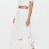 LoveShackFancy Jana Midi Skirt - White Clothing 2 LoveShackFancy Jana Midi Skirt - White Clothing