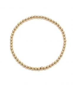Alexa Leigh Accessories 3 MM Gold Ball Bracelet