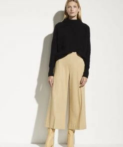 Vince Boiled Cashmere Funnel Neck Pullover Clothing