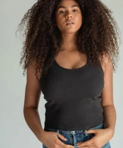 The Perfect White Tee Blondie Tank - Vintage Black Clothing