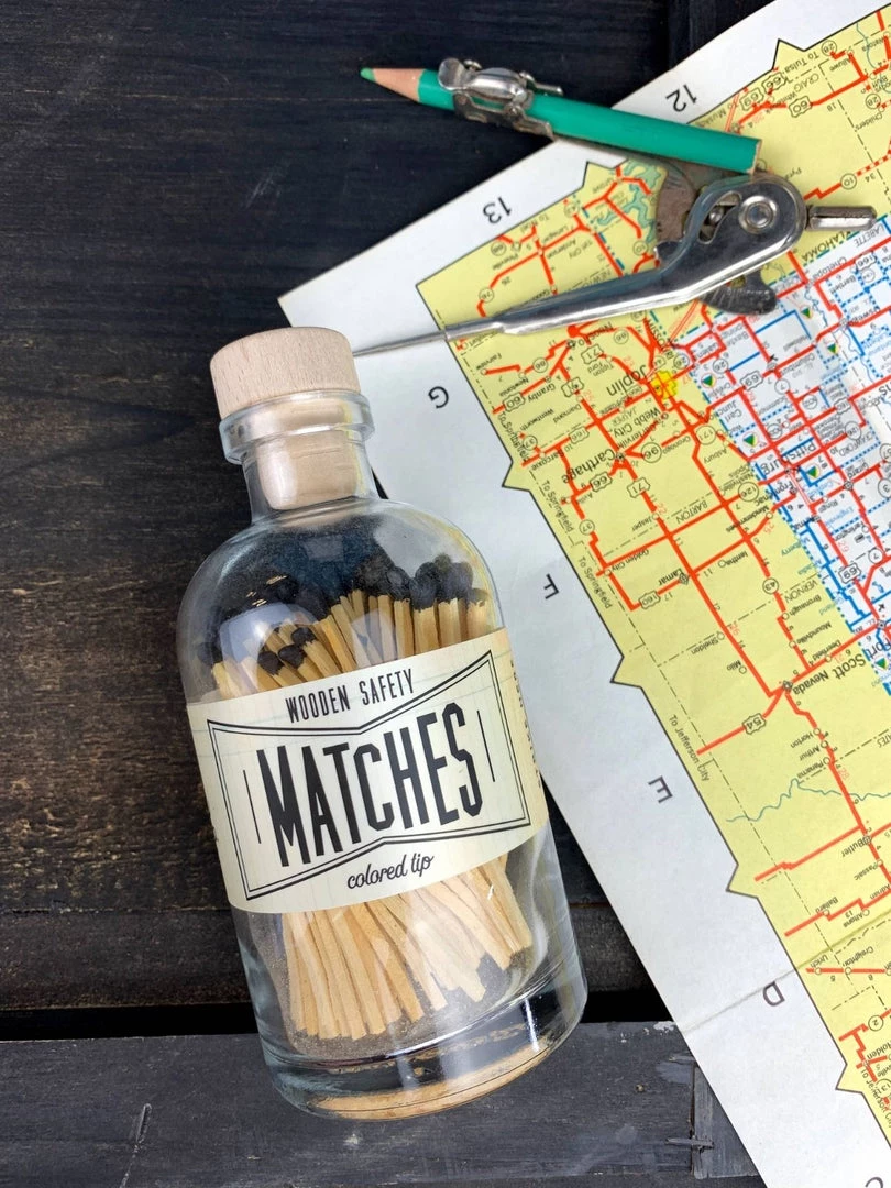 Made Market Co Medium Matches - Black 4 Made Market Co Medium Matches - Black