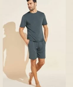 Eberjey Henry Tencel Modal Short PJ Set Clothing