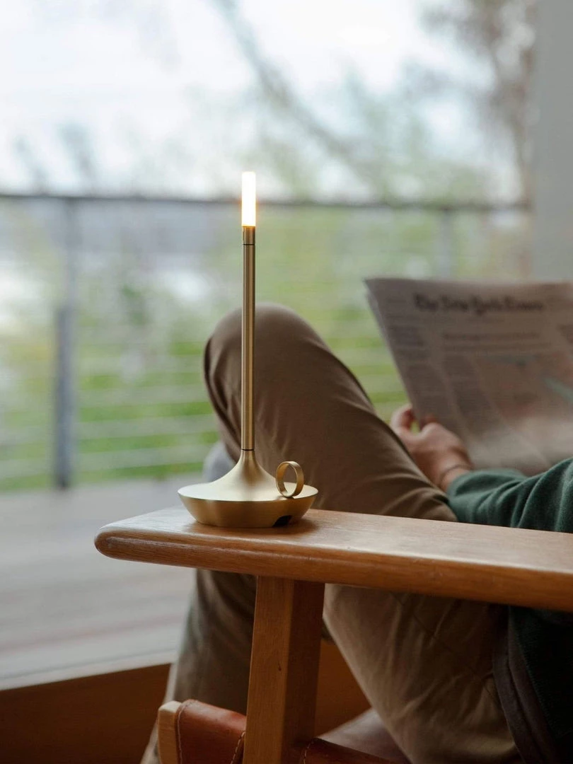 Graypants Wick Brass Portable LED Candlelight 4 Graypants Wick Brass Portable LED Candlelight