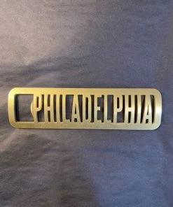 Zootility Philadelphia Brass Bottle Opener