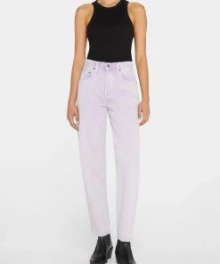 Agolde Clothing Tapered Baggy Wide-Leg Faded Jeans