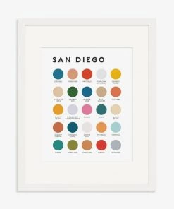 Lunch City Studio San Diego Color Palette Print
