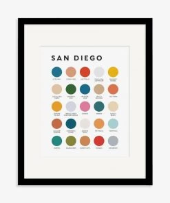 Lunch City Studio San Diego Color Palette Print