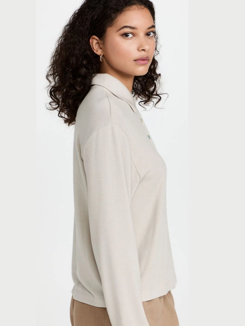 Donni Butter Polo - Stone 4 Donni Butter Polo - Stone