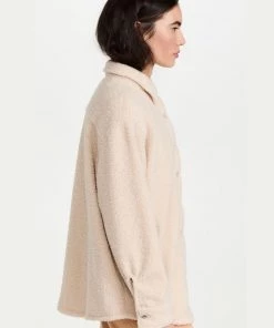 Donni Clothing Sherpa Shirt Jacket