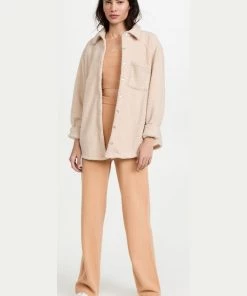 Donni Clothing Sherpa Shirt Jacket