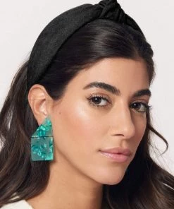 Lele Sadoughi Knotted Headband - Jet
