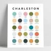 Lunch City Studio Charleston Color Palette Print Home & Gift 2 Lunch City Studio Charleston Color Palette Print Home & Gift