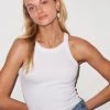 LNA Ribbed Dylan Tank - White Clothing