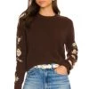 27 Miles Clothing Kara Embroidered Sweater