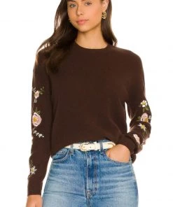 27 Miles Clothing Kara Embroidered Sweater