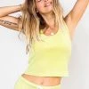 The Perfect White Tee Clothing Blondie Tank - Honeydew