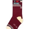 Gumball Poodle Clothing I Love Wine Gym Socks 2 Gumball Poodle Clothing I Love Wine Gym Socks