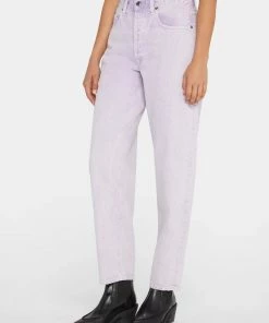 Agolde Clothing Tapered Baggy Wide-Leg Faded Jeans