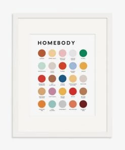 Lunch City Studio Homebody Color Palette Print