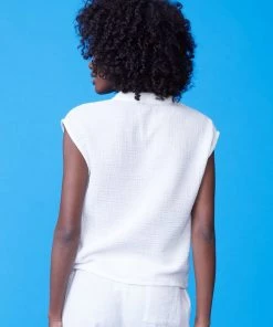 Monrow Clothing Gauze Sleeveless Top 7 Monrow Clothing Gauze Sleeveless Top