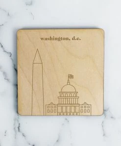 Neighborwoods Washington, D.C., Capitol Building & Washington Monument Coaster Accessories