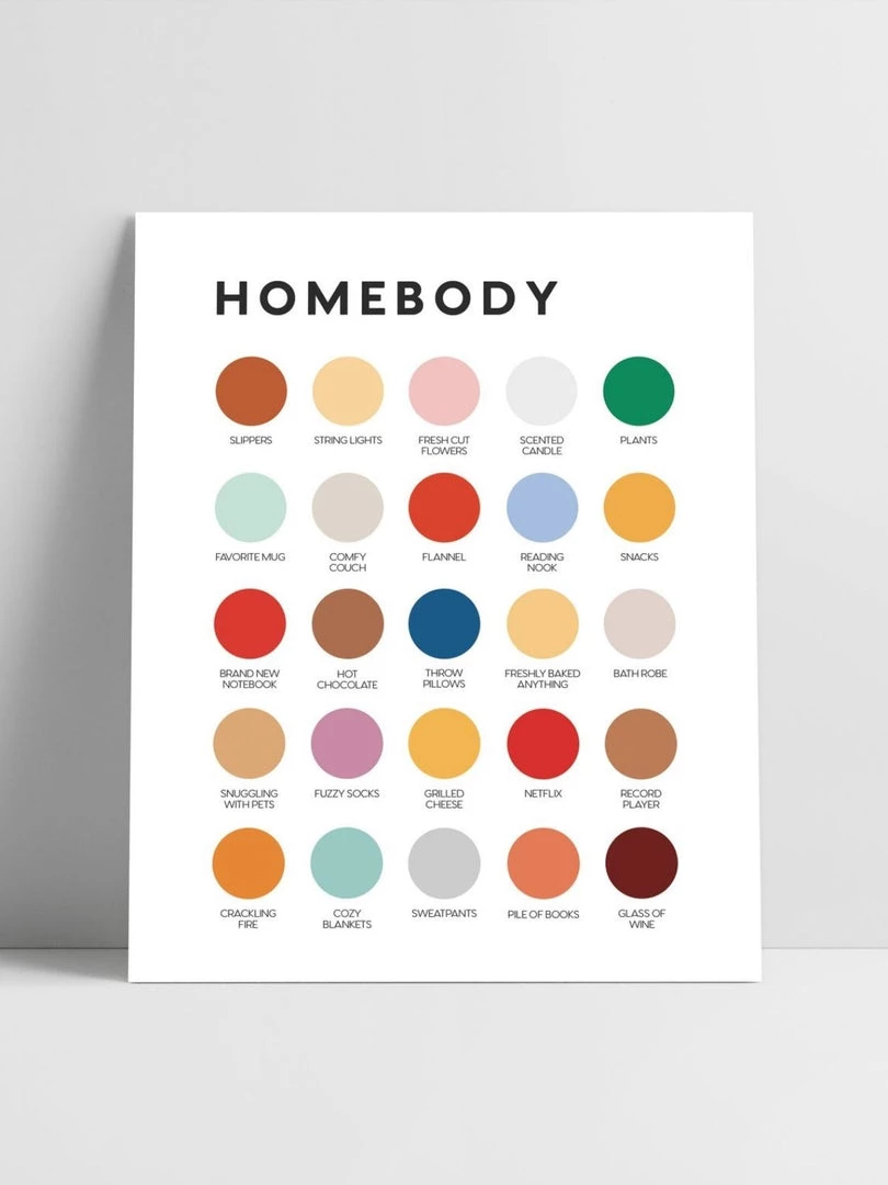 Lunch City Studio Homebody Color Palette Print 3 Lunch City Studio Homebody Color Palette Print