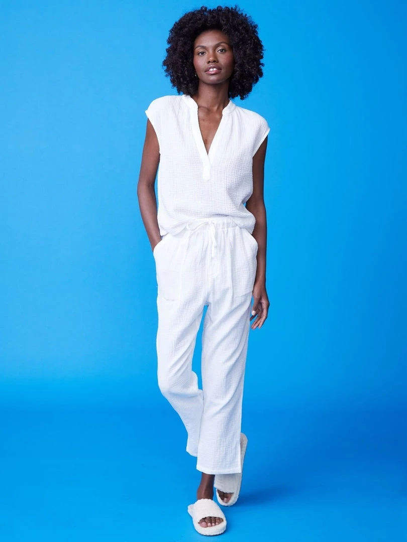 Monrow Clothing Gauze Sleeveless Top 3 Monrow Clothing Gauze Sleeveless Top