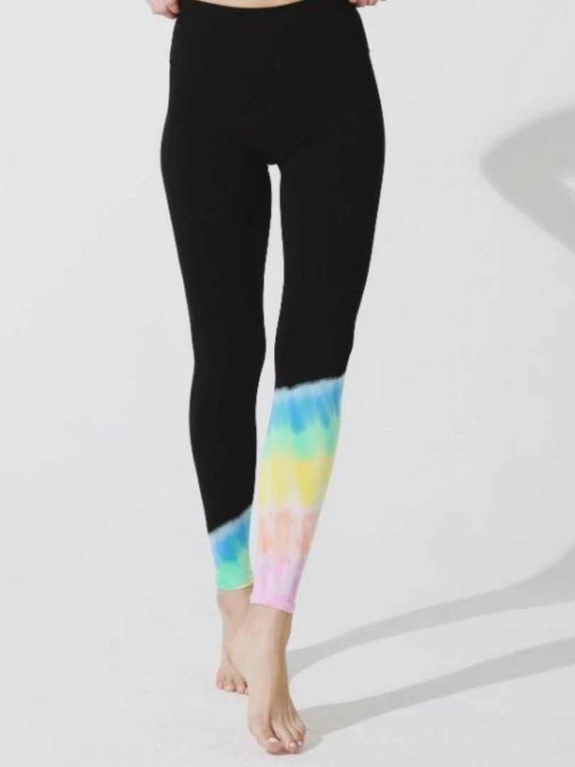 Electric & Rose Sunset Legging - Onyx / Rainbow 5 Electric & Rose Sunset Legging - Onyx / Rainbow