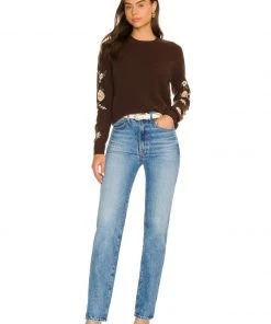 27 Miles Clothing Kara Embroidered Sweater