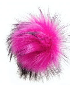 Sh*t That I Knit The Faux Fur Pom Pom - Bright Pink Accessories