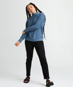 RicherPoorer Clothing Cozy Knit Long Sleeve Sweater - Blue Mirage 9 RicherPoorer Clothing Cozy Knit Long Sleeve Sweater - Blue Mirage